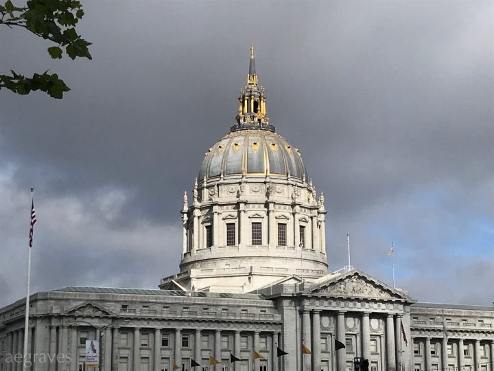 SF City Hall with Dome in Sunlight