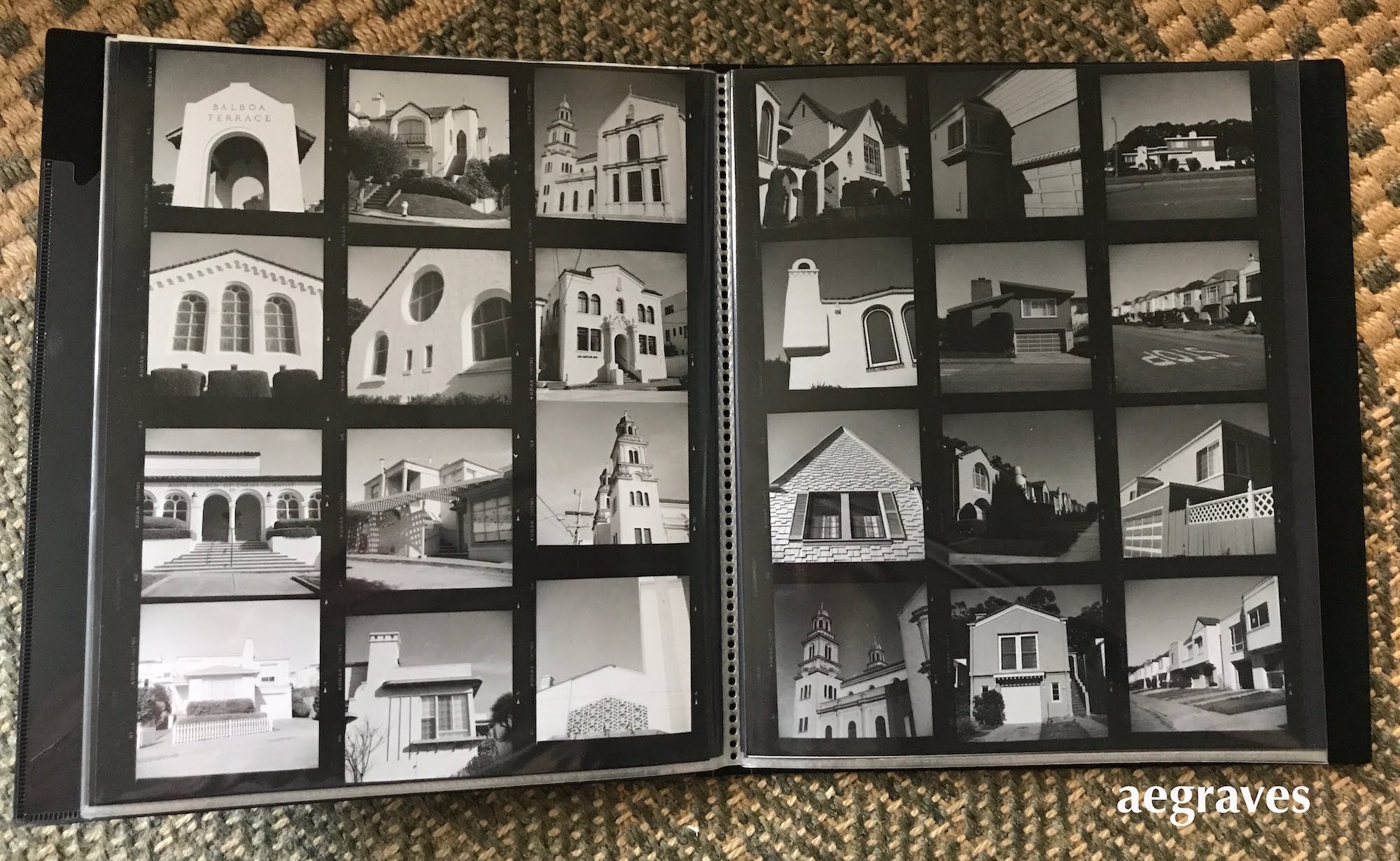 AEG contact sheet book