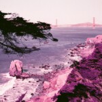Rocky beaches and bridge