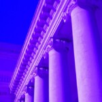 Extreme purple colonnade